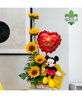 CAPRICHO DE AMOR+PELUCHE PEQ.+GLOBO PEQ.